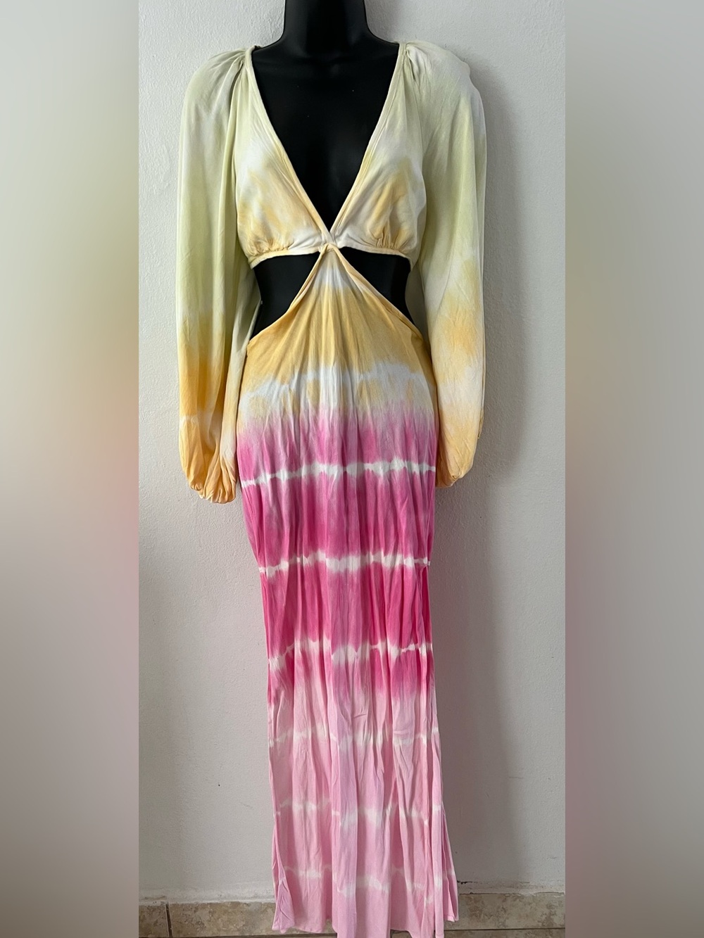 Jen’s Pirate Booty Spiritual Gangster Pale Yellow Lightweight Dress
